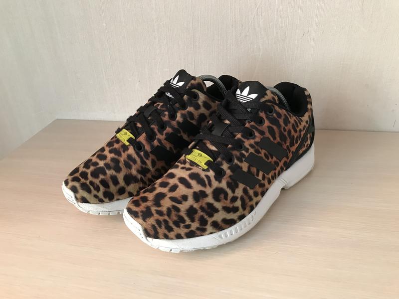 adidas zx flux torsion leopard print animal