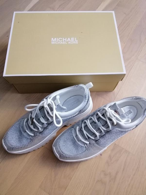 cosmo metallic and glitter trainer