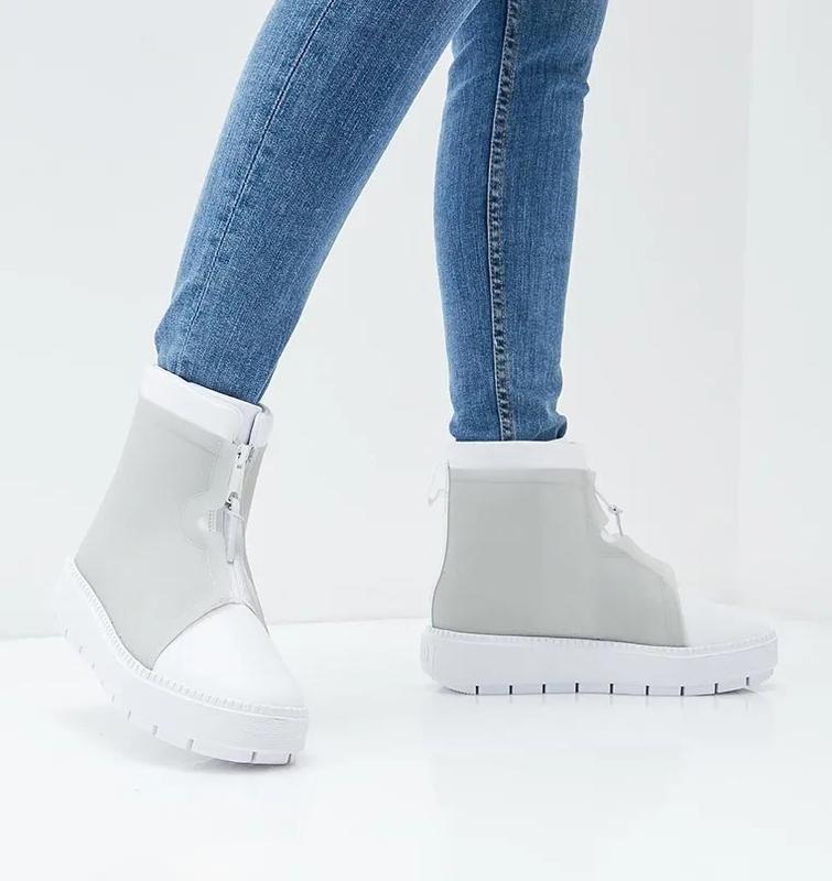 puma platform trace rain boot