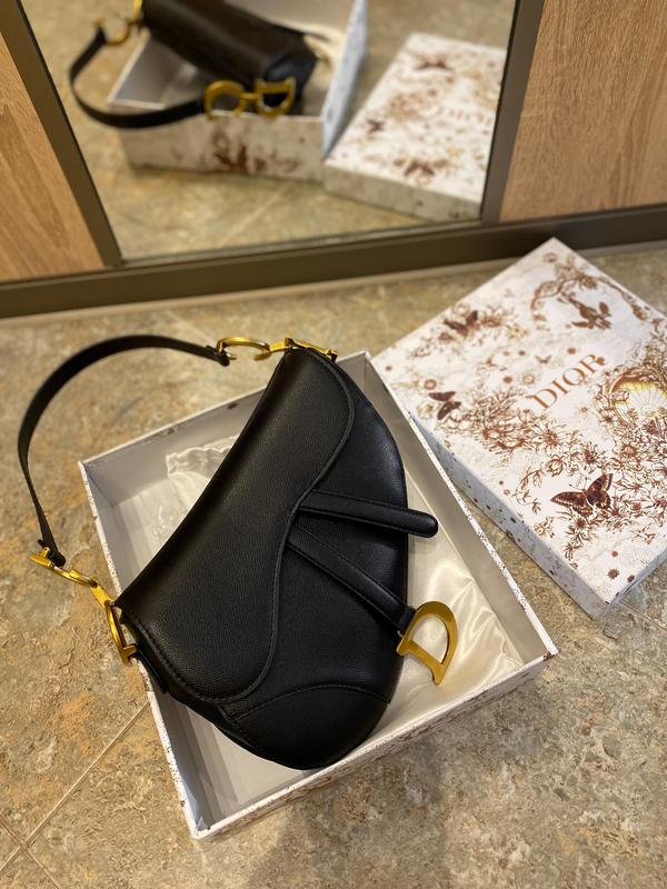 Чёрная сумка в стиле диор dior saddle — ціна 3300 грн у каталозі Сумки ...