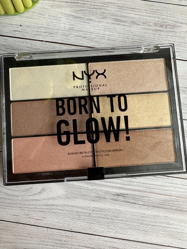 Палетка хайлайтерів nyx professional makeup professional born to glow ...