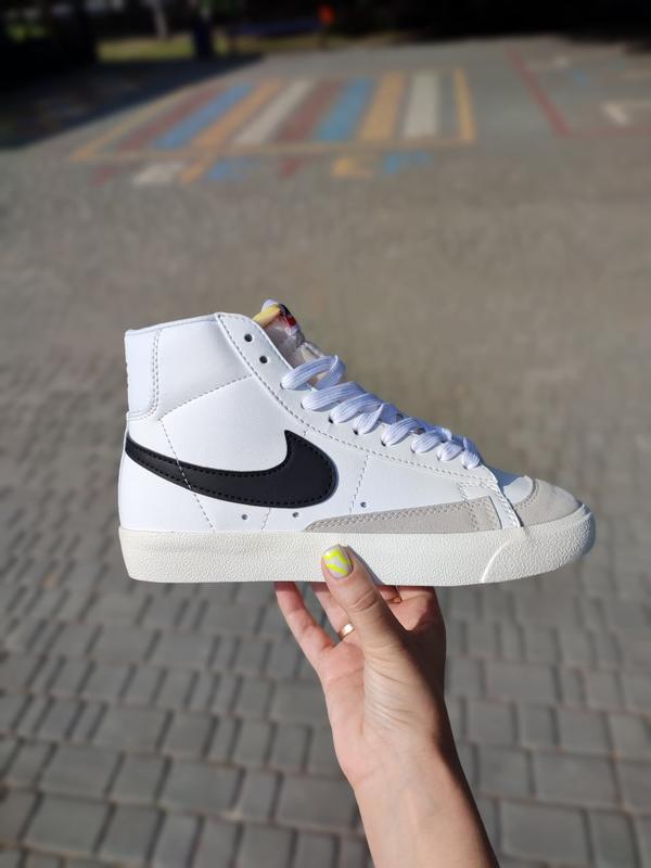 nike blazer mid 77 vintage white black 2450 128366155