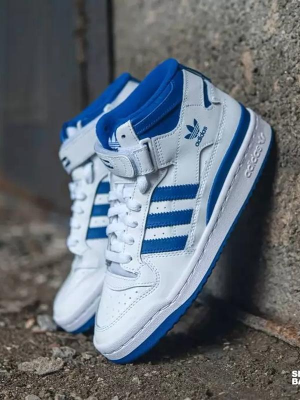 Adidas forum mid blue hotsell