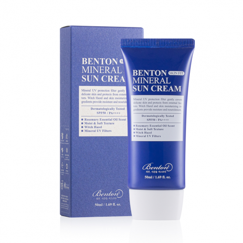 Benton skin fit mineral sun cream spf50+/pa++++ минеральный ...