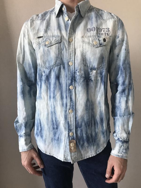Льняная рубашка pepe jeans london — цена 250 грн в каталоге Рубашки ✓  Купить мужские вещи по доступной цене на Шафе | Украина #30145780