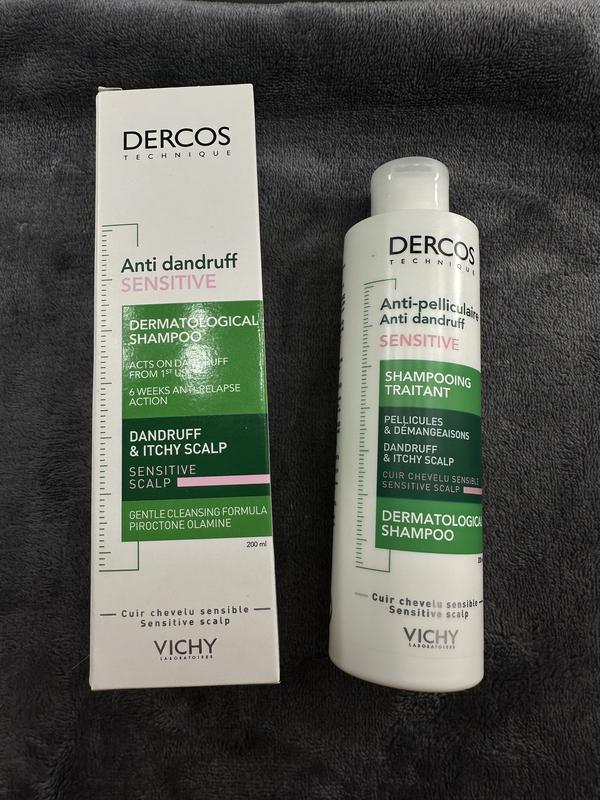 Шампунь проти лупи vichy dercos anti-dandruff sensitive shampoo — ціна ...