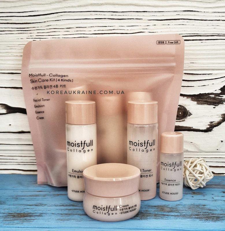 Мини набор на основе морского коллагена etude house moistfull collagen skin care kit - купить по доступной цене в Украине | SHAFA.ua