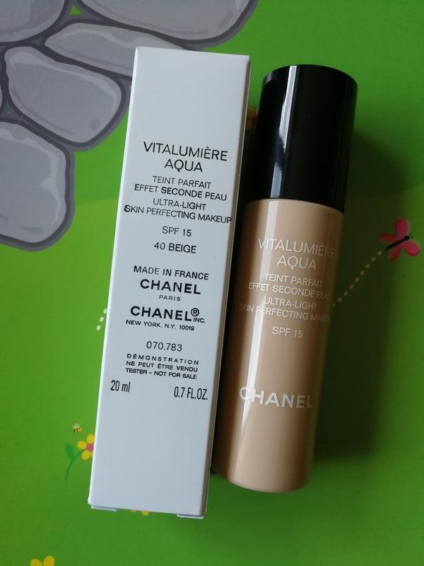 Тональный крем chanel vitalumiere aqua spf 15 # 40 beige — цена 1100 ...