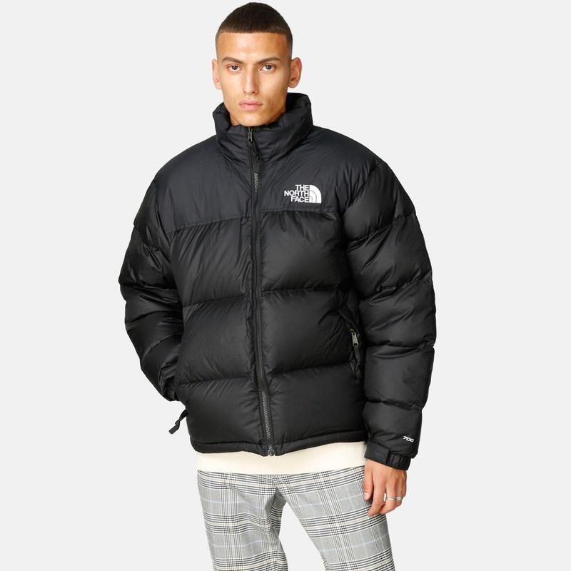 the north face nuptse 700 black