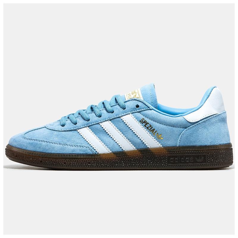 Мужские кроссовки adidas spezial handball blue, голубые замшевые ...