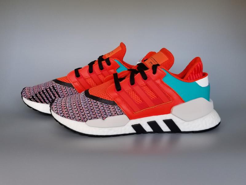 Adidas eqt white and orange hotsell