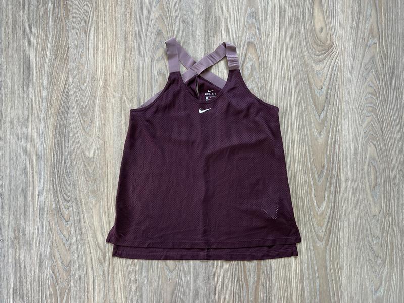 Женская сетчатая спортивная майка nike dri fit — цена 295 грн в ...