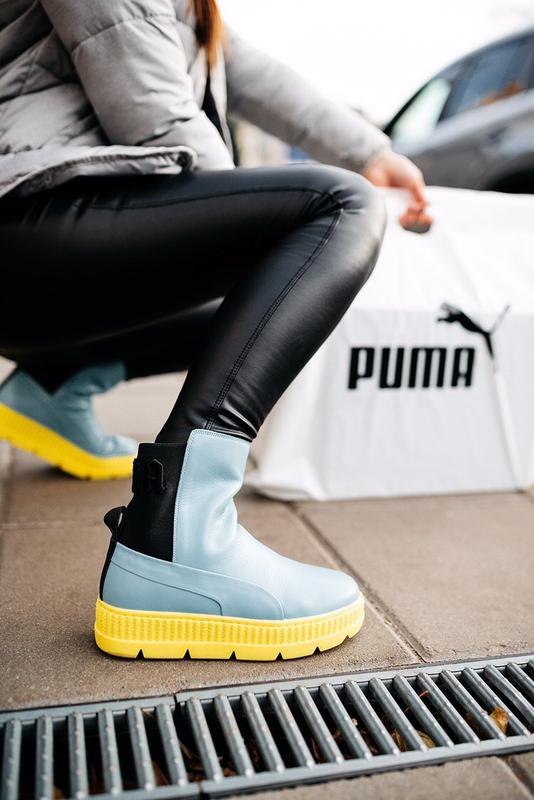 Puma rihanna blue cheap