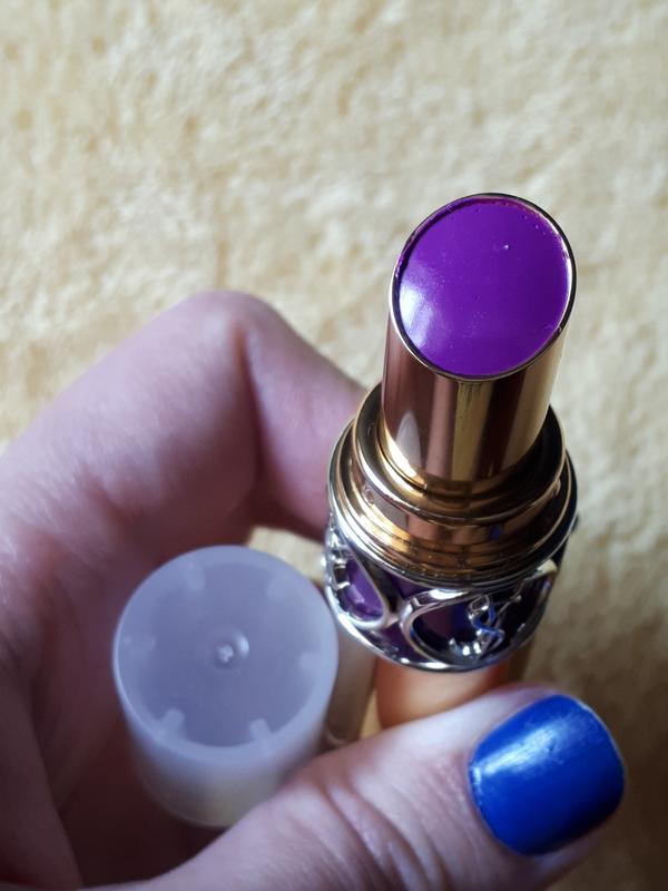Новая фиолетовая глянцевая помада французская ysl yves saint laurent ...