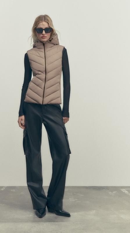 Zara жилет, утепленый жилет зара р.s оригинал — ціна 899 грн у каталозі ...