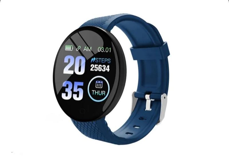 Смарт часы, смарт годинник, фитнес браслет, smart watch, сині — ціна ...