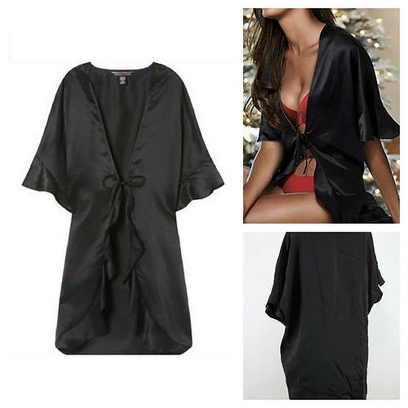 Сатиновый халатик victoria’s secret satin kimono — цена 900 грн в ...