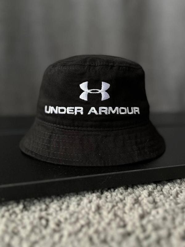 Панама мужская женская under armour летняя черная панамка коттоновая на ...