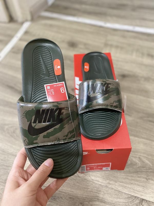 Тапки муж. nike victori one slide print (арт. cn9678-200) — цена 1199 ...
