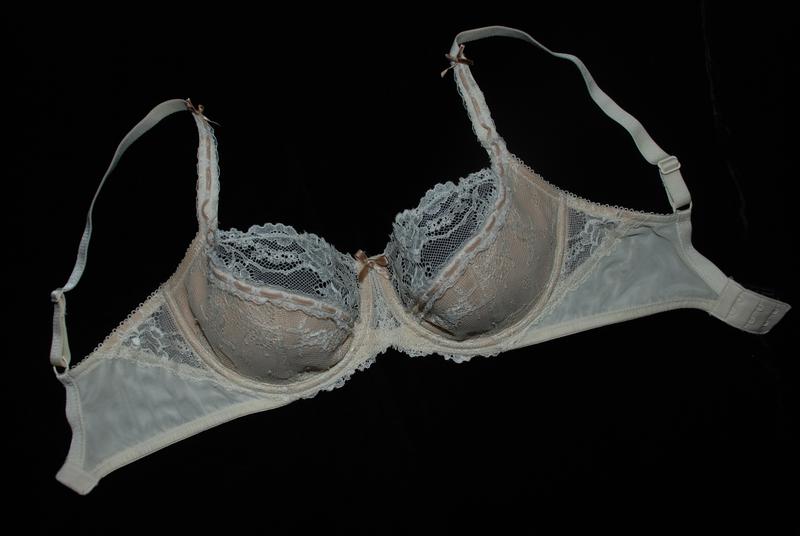 70е /32e потрясающий кружевной бюстгальтер люксового бренда elle ...
