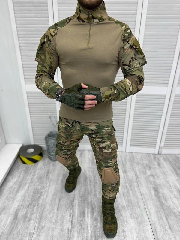 Тактический костюм 4 в 1 мультикам военная форма multicam рип стоп ...