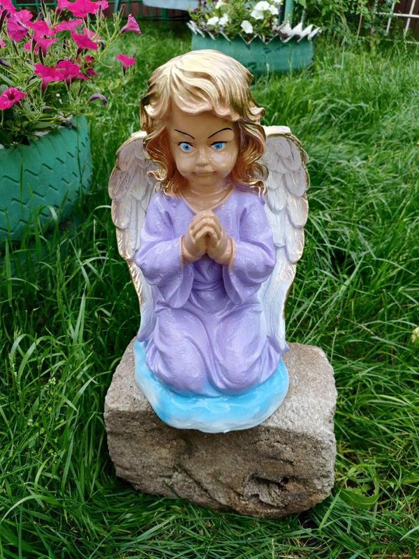 Статуэтка ангел молящийся большой рисованный 35см — цена 316 грн в ...