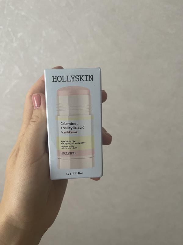 Маска-стик от прыщей hollyskin calamine + salicylic acid face stick ...