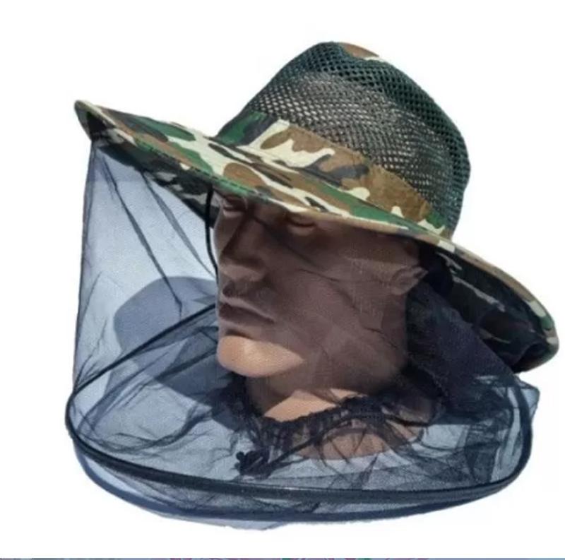  сетка на голову от комаров и мошек рыбакам и туристам .