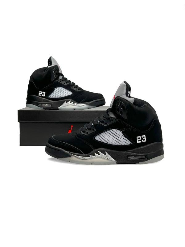 Jordan retro 5 premium hot sale black