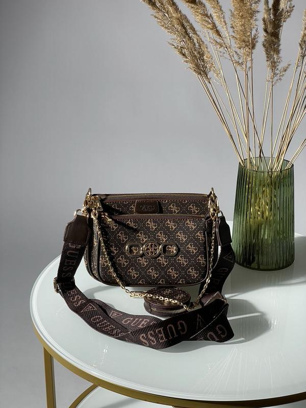 guess pochette multi brown 1790 130570814