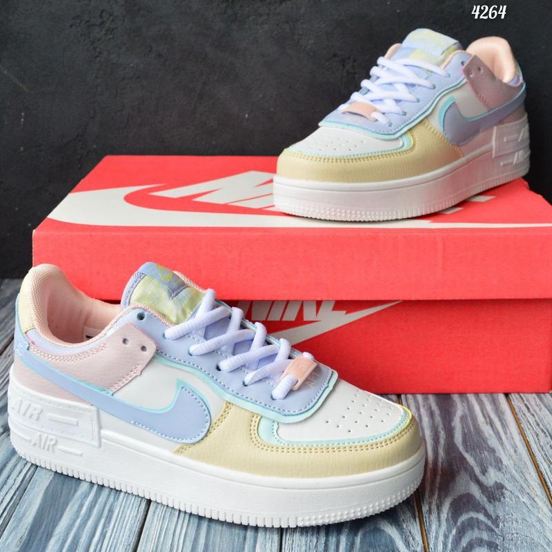 Nike air force shadow разноцветные кроссовки кеды женские найк шадоу ...
