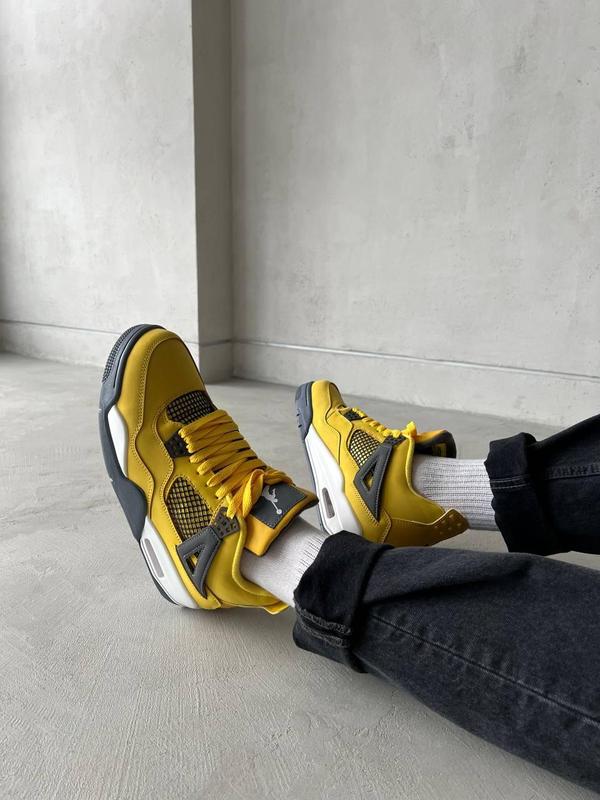 Nike air jordan retro 4 yellow 1 42 2603
