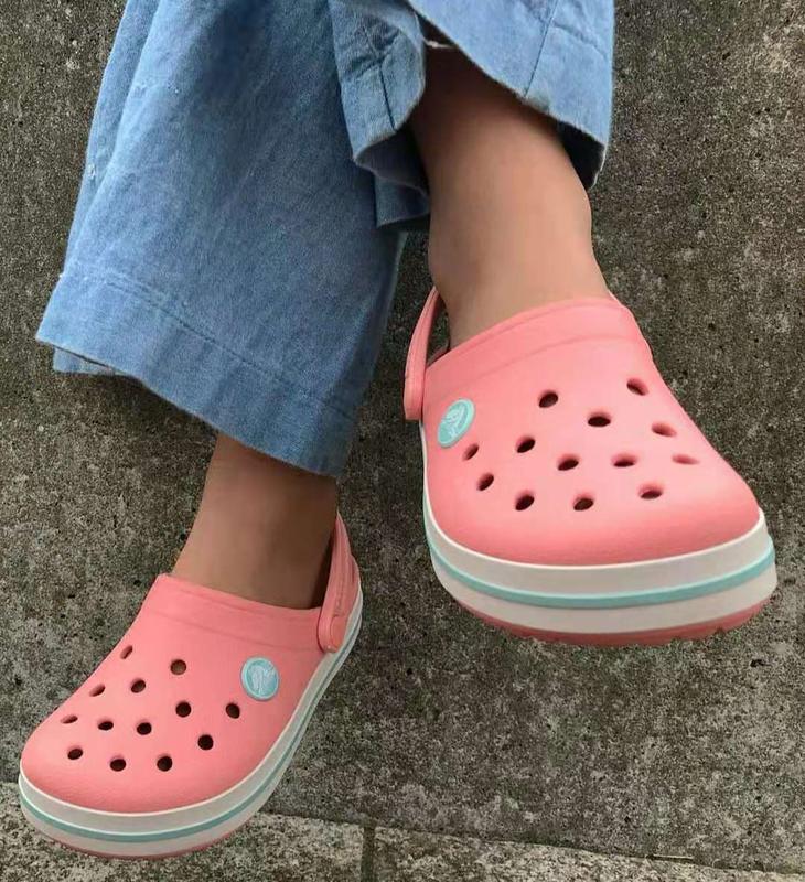 crocs melon ice blue