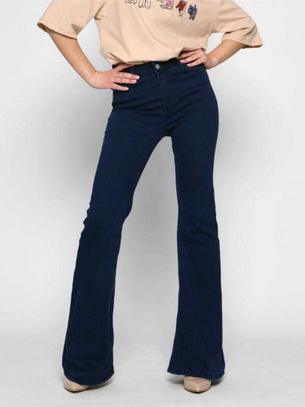 Темно синие джинсы клеш gap zara mango — цена 200 грн в каталоге Джинсы ...