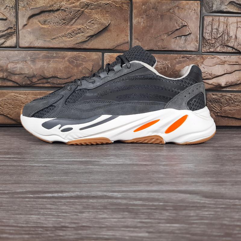 Кроссовки мужские adidas yeezy вoost 700 v2 серые кроссовки с белой ...