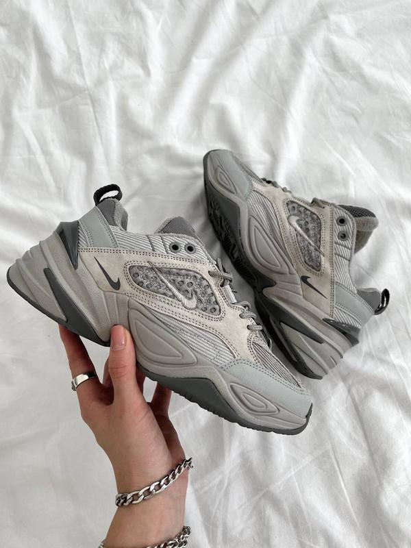 Grey nike m2k tekno deals