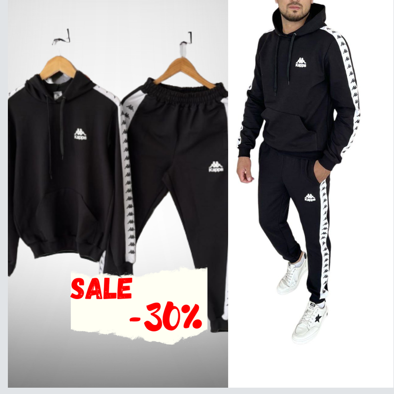 -30% розродаж мужской спортивный костюм kappa черный каппа — цена 990 ...