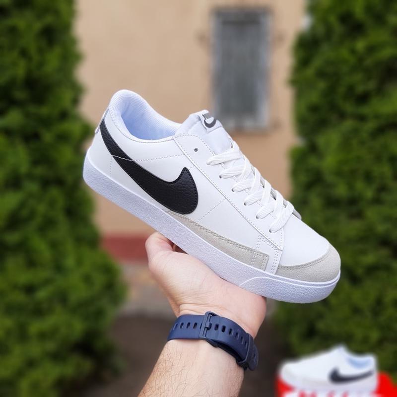 Мужские стильные трендовые кроссовки в стиле найк блейзер nike blazer ...