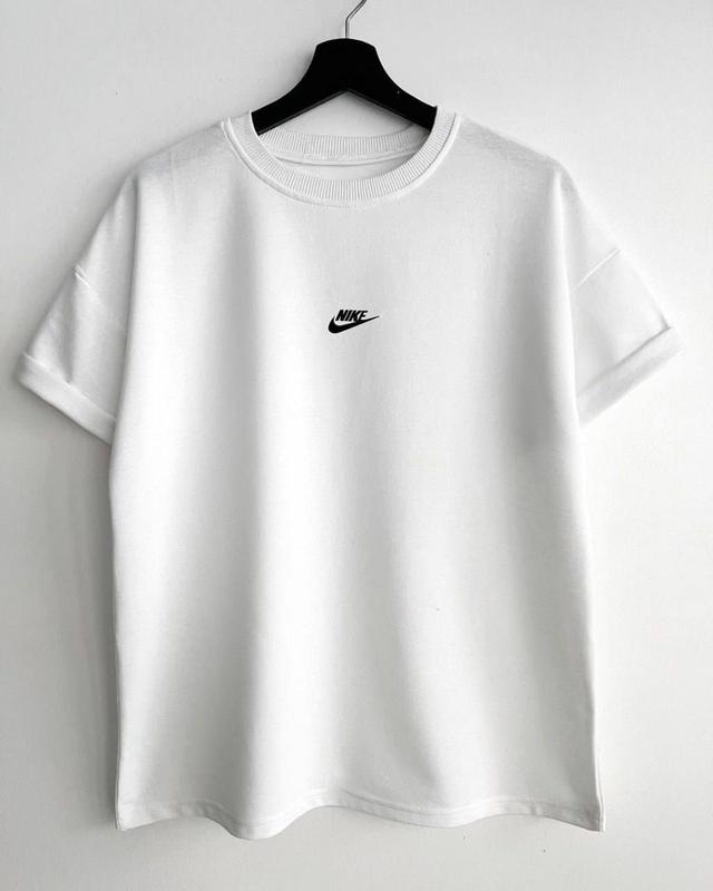 Стильна чоловіча оверсайз футболка в стилі найк nike якісна преміум ...