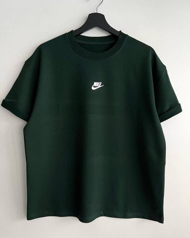 Стильна чоловіча оверсайз футболка в стилі найк nike якісна преміум ...