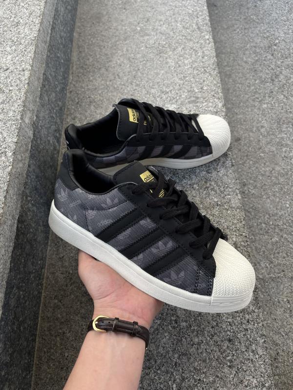 Adidas superstar x atmos denim pack grey демисезонные кроссовки адидас ...