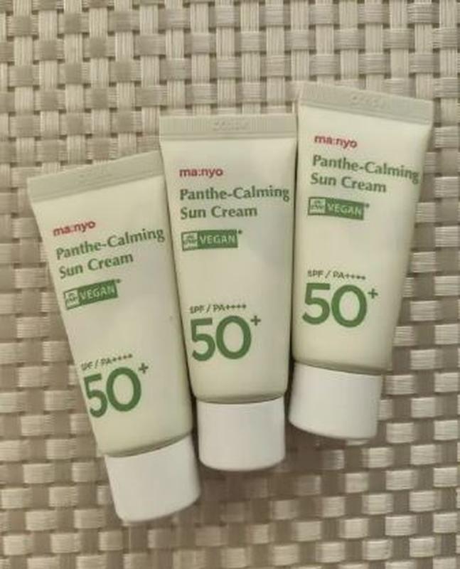 Легкий минеральный санскрин manyo factory panthe-calming sun cream ...