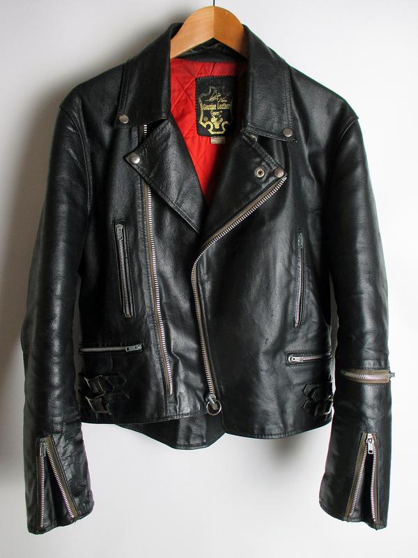 Campri leather cheap jacket
