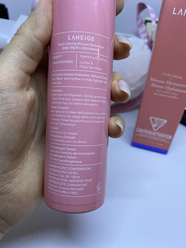 fresh calming mousse moisturizer