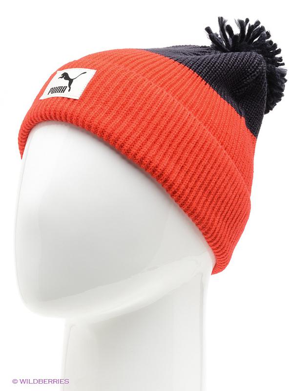 puma pom pom beanie