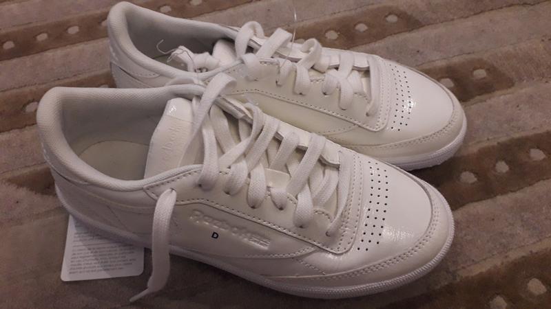 Кросівки шкіряні reebok - club c 85 patent bs9776 white. оригінал! — цена  1380 грн в каталоге Кроссовки ✓ Купить женские вещи по доступной цене на  Шафе | Украина #32116802