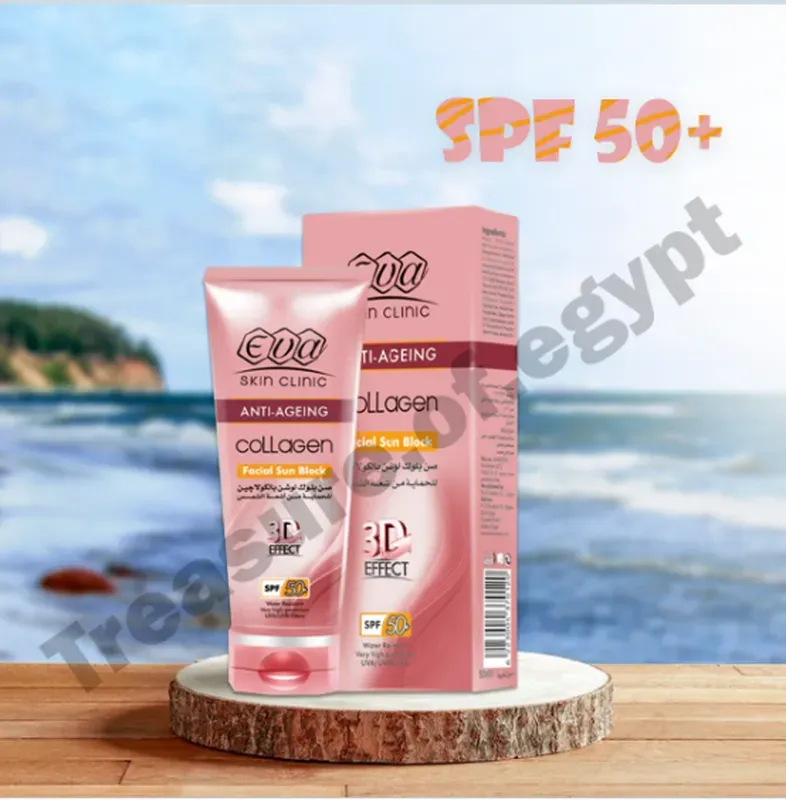 Eva skin clinic collagen sun block ева коллаген солнцезащитный крем с ...