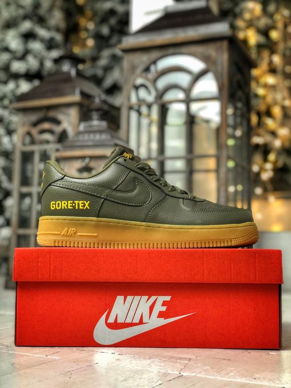 Nike air force 1 low khaki шикарные мужские кроссовки найк еир форсе ...