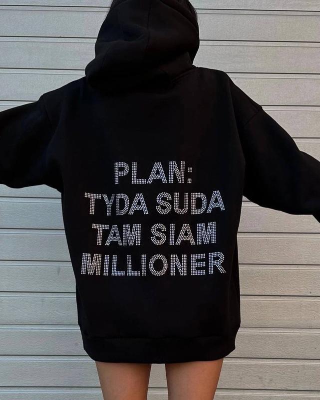 Світшот “plan: tuda suda tam siam millioner” — ціна 599 грн у каталозі ...