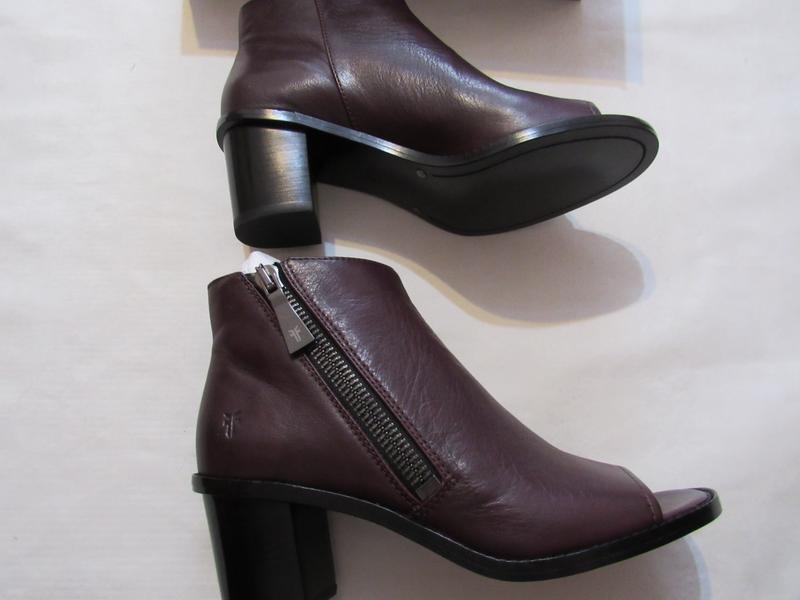 frye brielle zip peep bootie